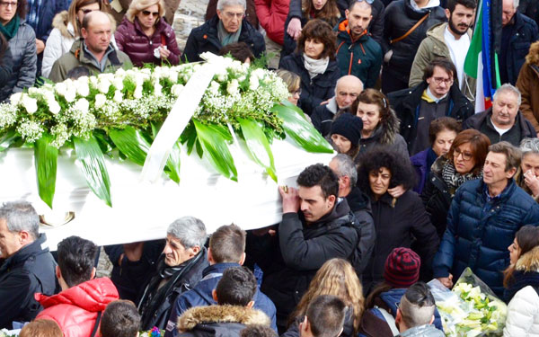 Funerali Christian Lombardozzi