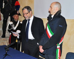 Il Prefetto di Isernia Guida e il sindaco Teodoro Santilli 
