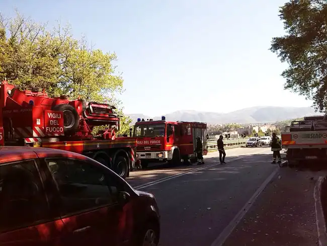 Vigili del Fuoco in azione