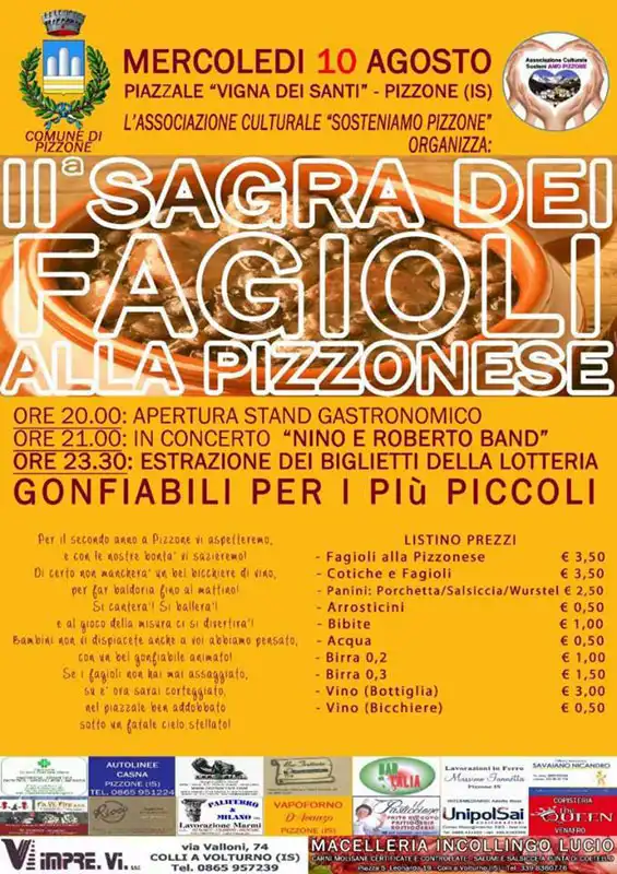 Locandina evento Pizzone 