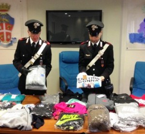 abbigliamento contraffazione padova carabinieri