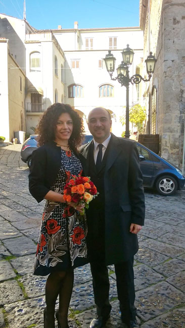 Antonella ed Alberto promessi sposi