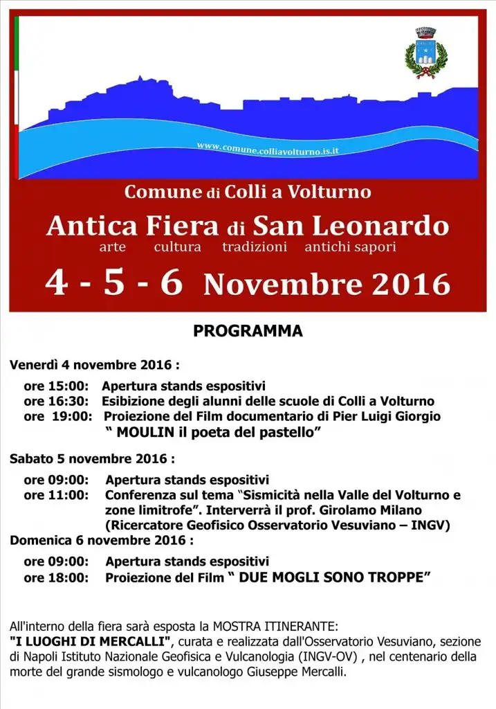 Manifesto Fiera San Leonardo edizione 2016 