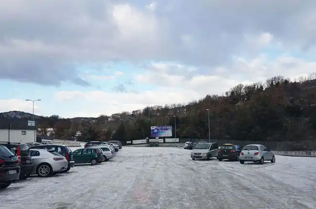 Ghiaccio sulle strade ad Isernia (Photo By Gilda Cuva).