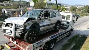 Suv coinvolto nell'incidente