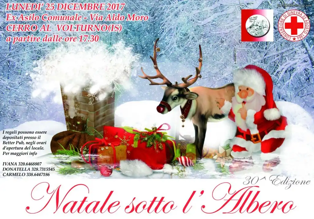 natale sotto albero cerro