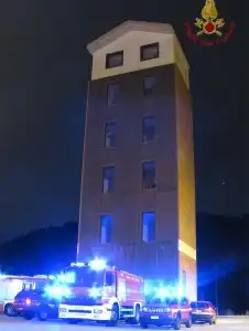 vigili fuoco interno blu