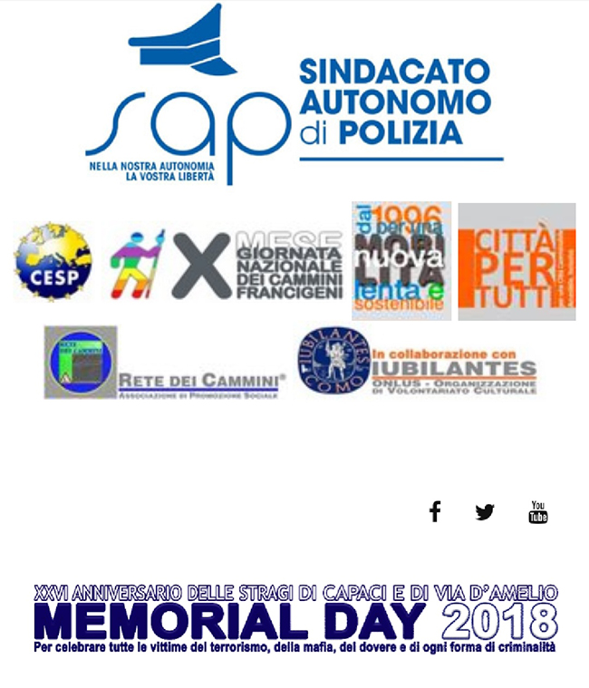 locandina memorial day 2018