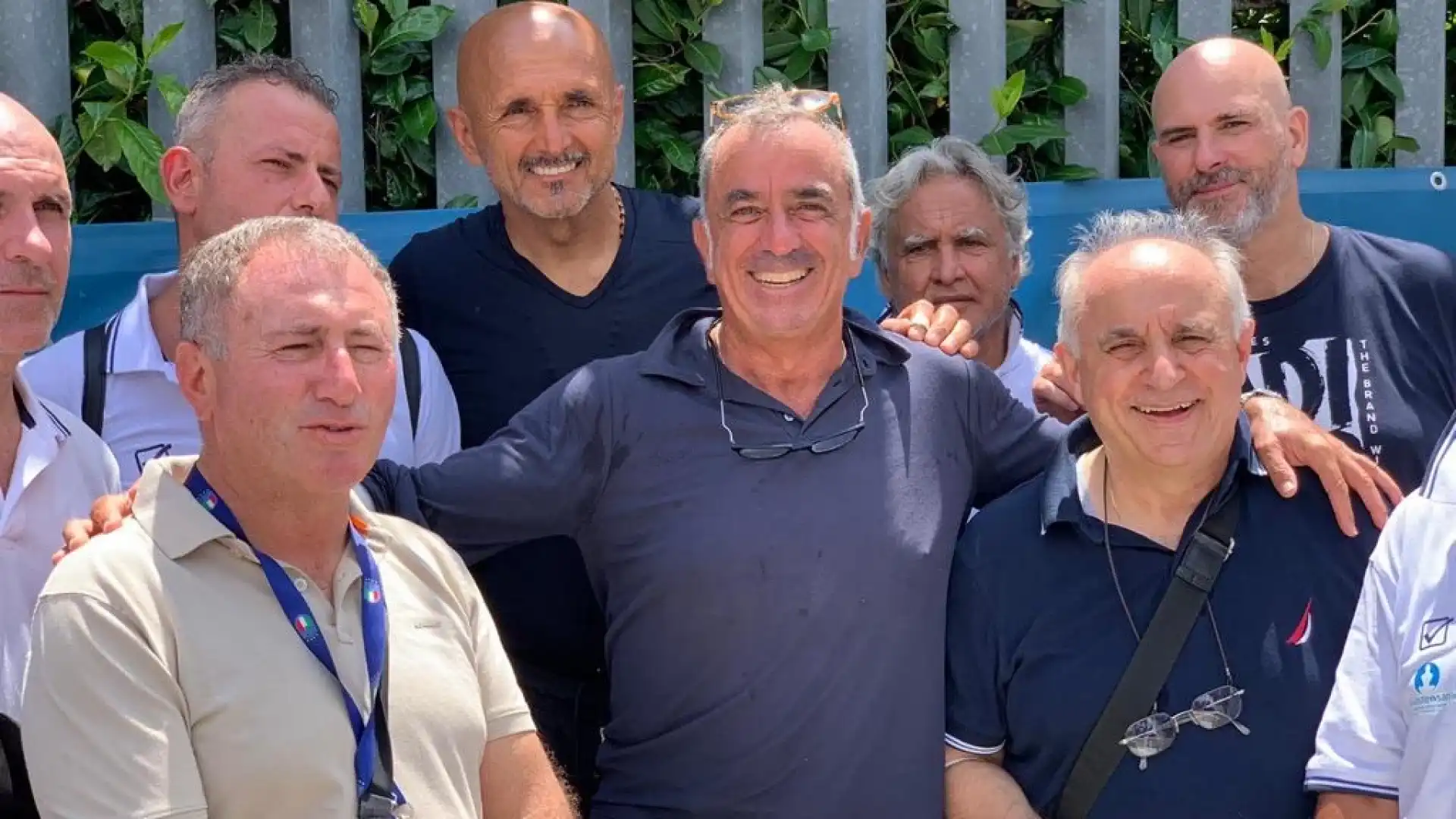 Castel Di Sangro : i medici si sfidano in una partita benefica di calcio. Alla cerimonia finale presente mister Spalletti