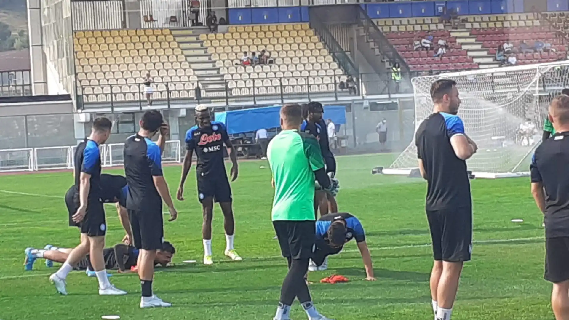 Castel Di Sangro: allenamento pomeridiano del Napoli. Rivedi il nostro live.