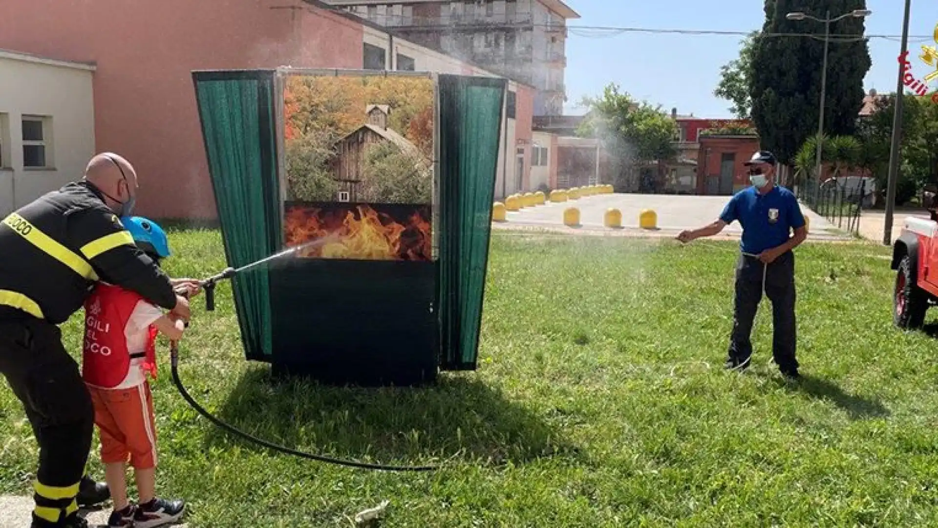 Venafro: 120 bambini dell’Istituto Comprensivo Leopoldo Pilla protagonisti di “Pompieropoli”.