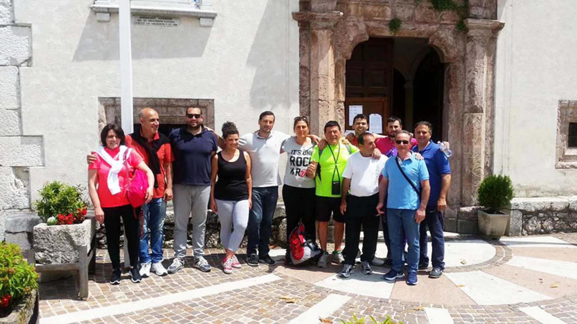 Macerata-Loreto, anche un gruppo di collesi al pellegrinaggio di ieri.