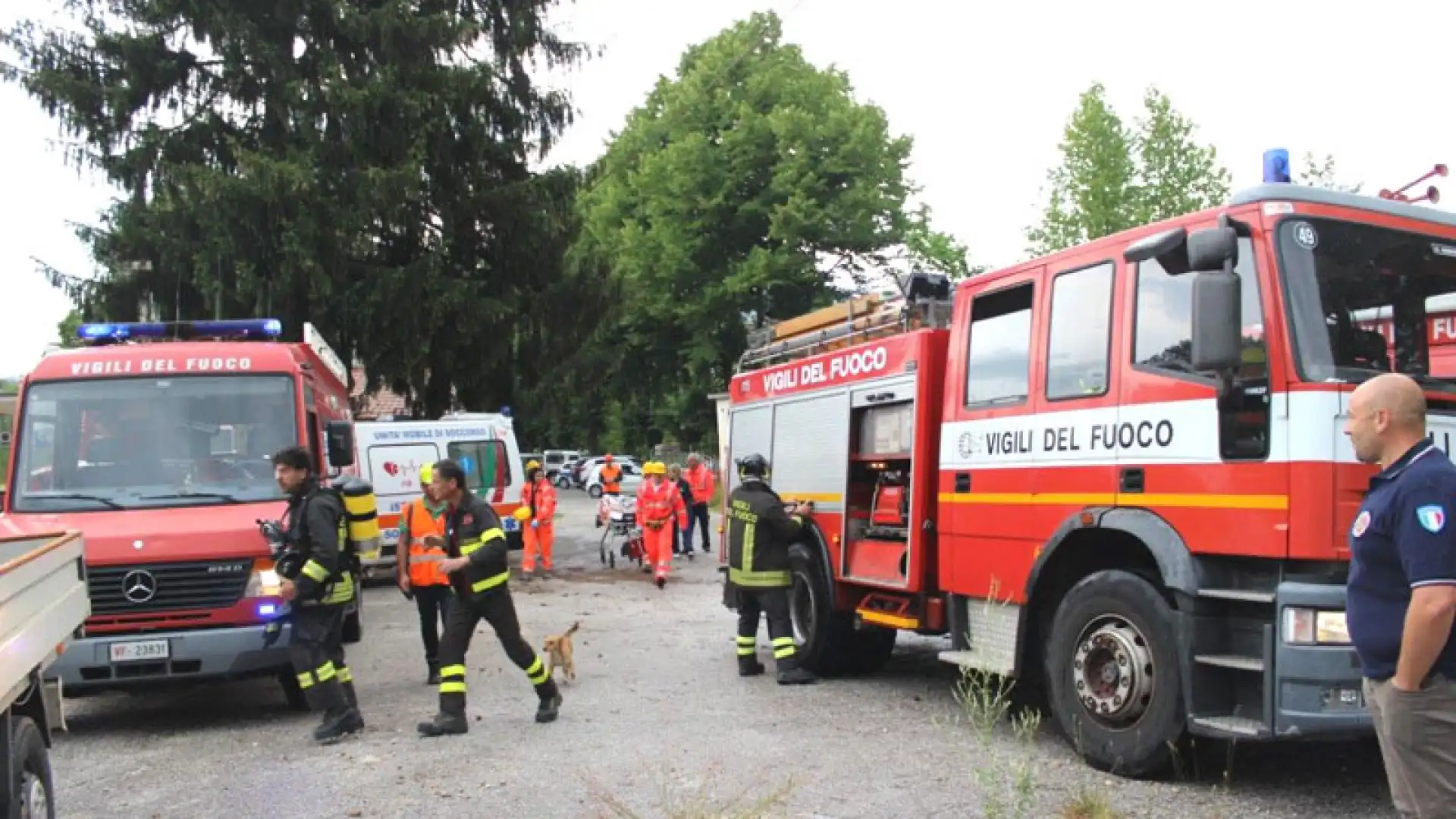 Isernia: i Vigili del Fuoco si esercitano sulla tratta ferroviaria Campobasso – Roma. Simulato incidente con feriti.