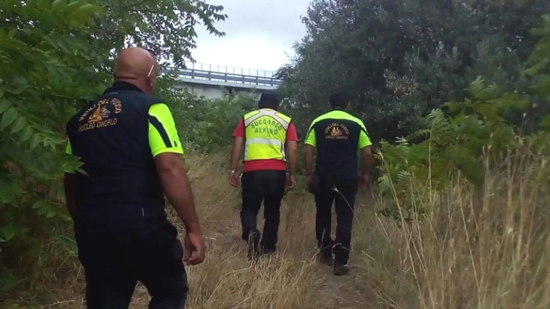 Larino: il Soccorso Alpino ritrova il corpo del giovane Nicola Miozza.