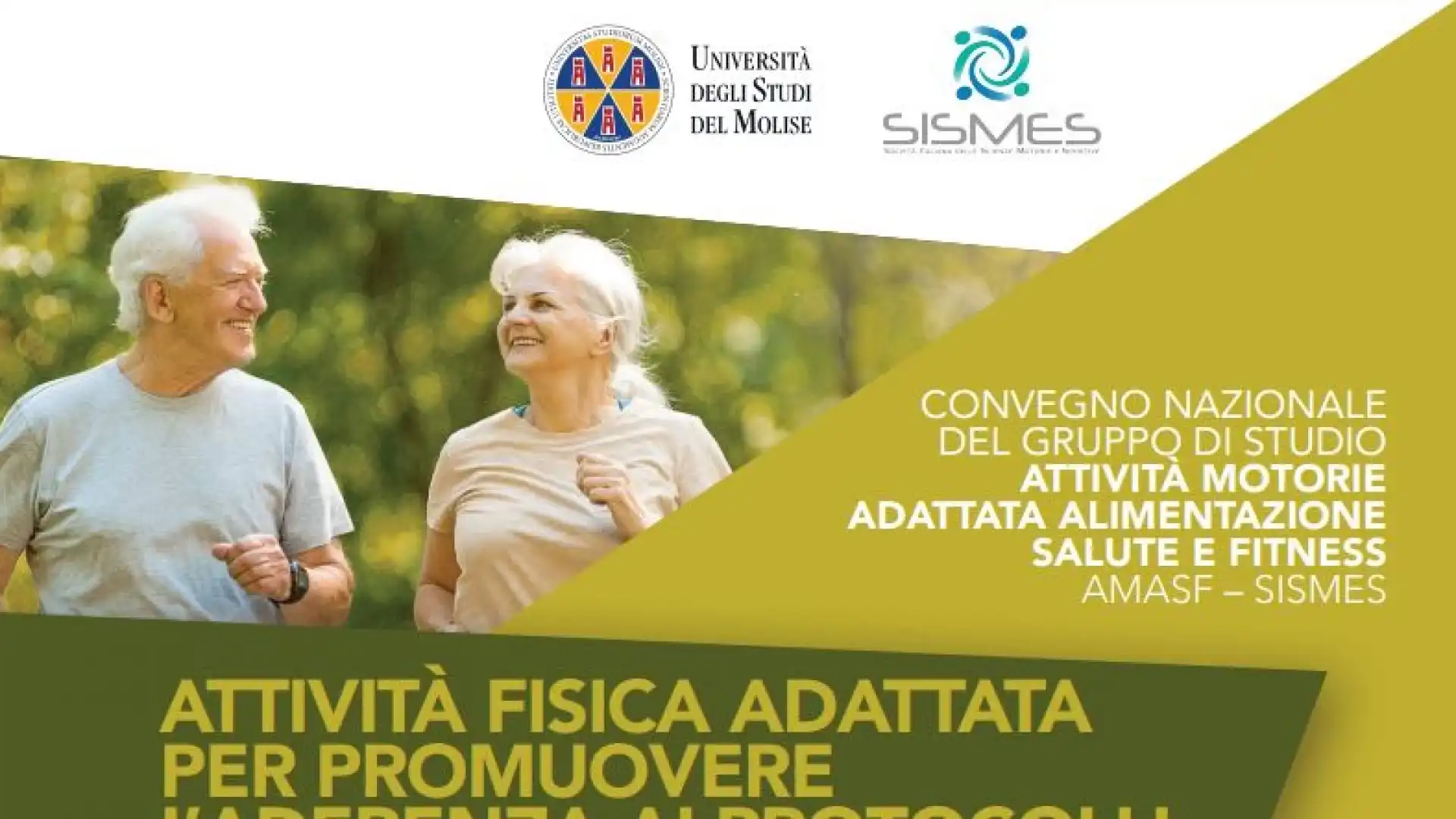 UniMol e SISMES: convegno nazionale del gruppo di studio “Attività Motorie Adattata Alimentazione Salute e Fitness”