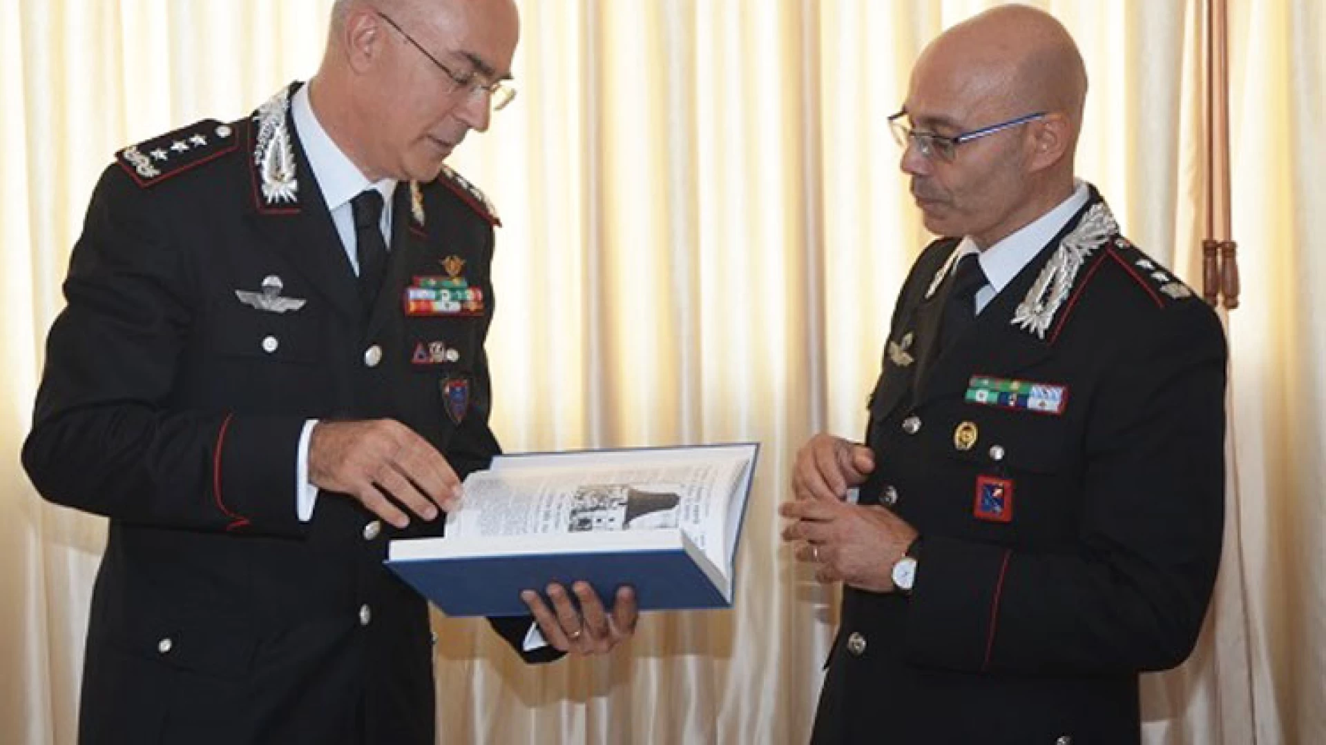 Il Comandante Interregionale Carabinieri Nistri ha visitato il Comando Provinciale di Isernia.