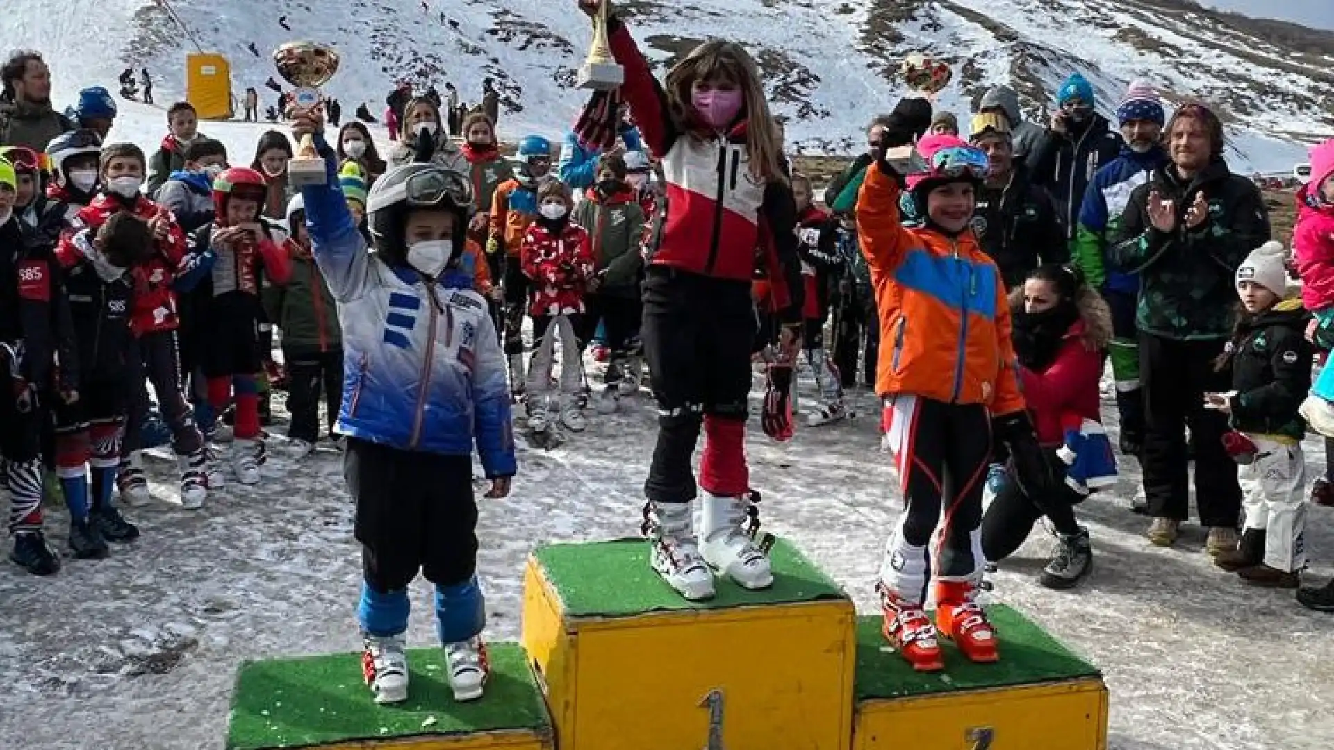 Campo Felice: ottimi piazzamenti per gli atleti dello Sci Club Castel di Sangro nel gigante. Valeria Biasella al secondo posto nella categoria di appartenenza.