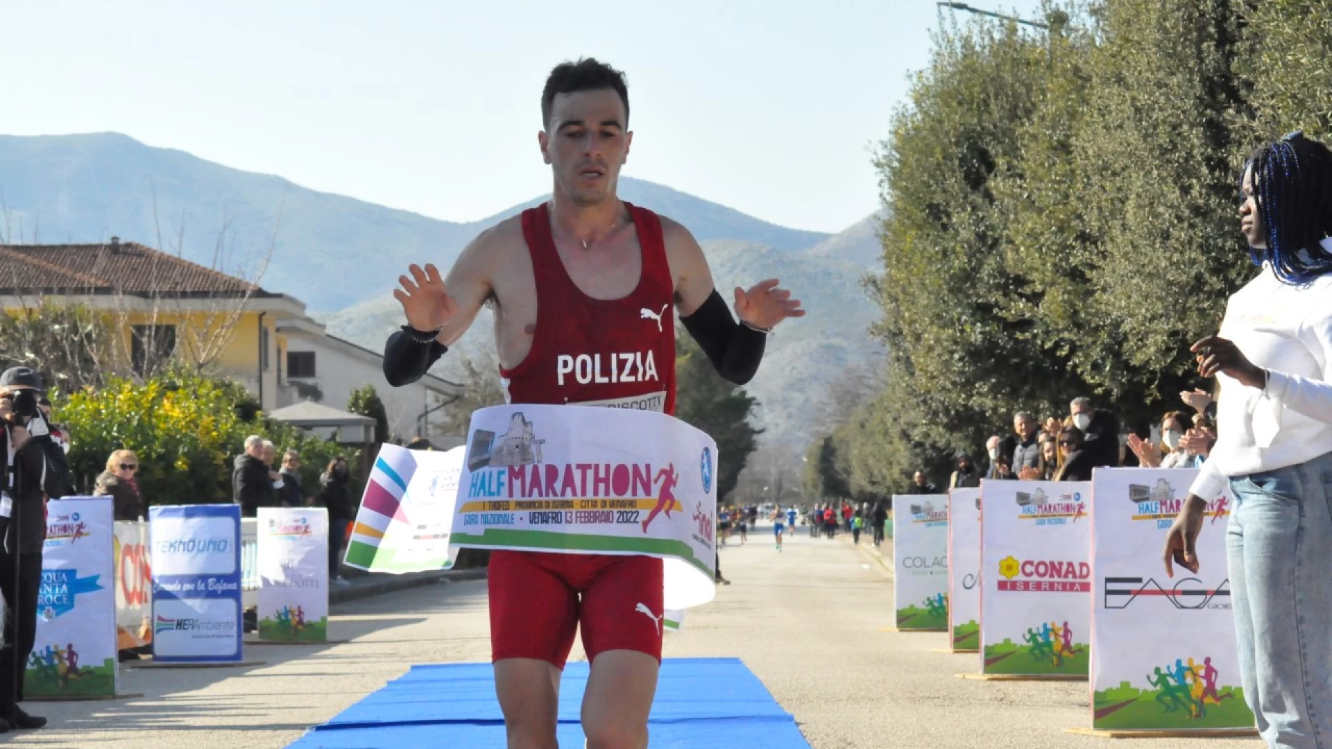 Half Marathon “Provincia di Isernia-Città di Venafro” trionfa Daniele D’Onofrio delle Fiamme Oro.