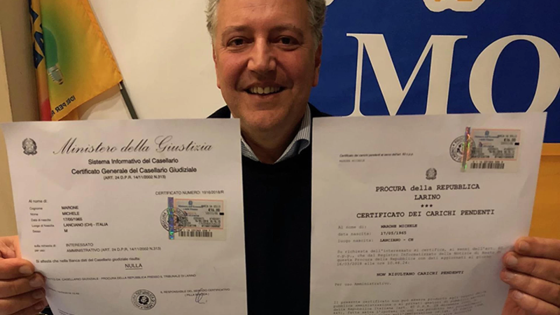 Marone nuovo coordinatore regionale della Lega, le congratulazioni del sindaco di Termoli Francesco Roberti
