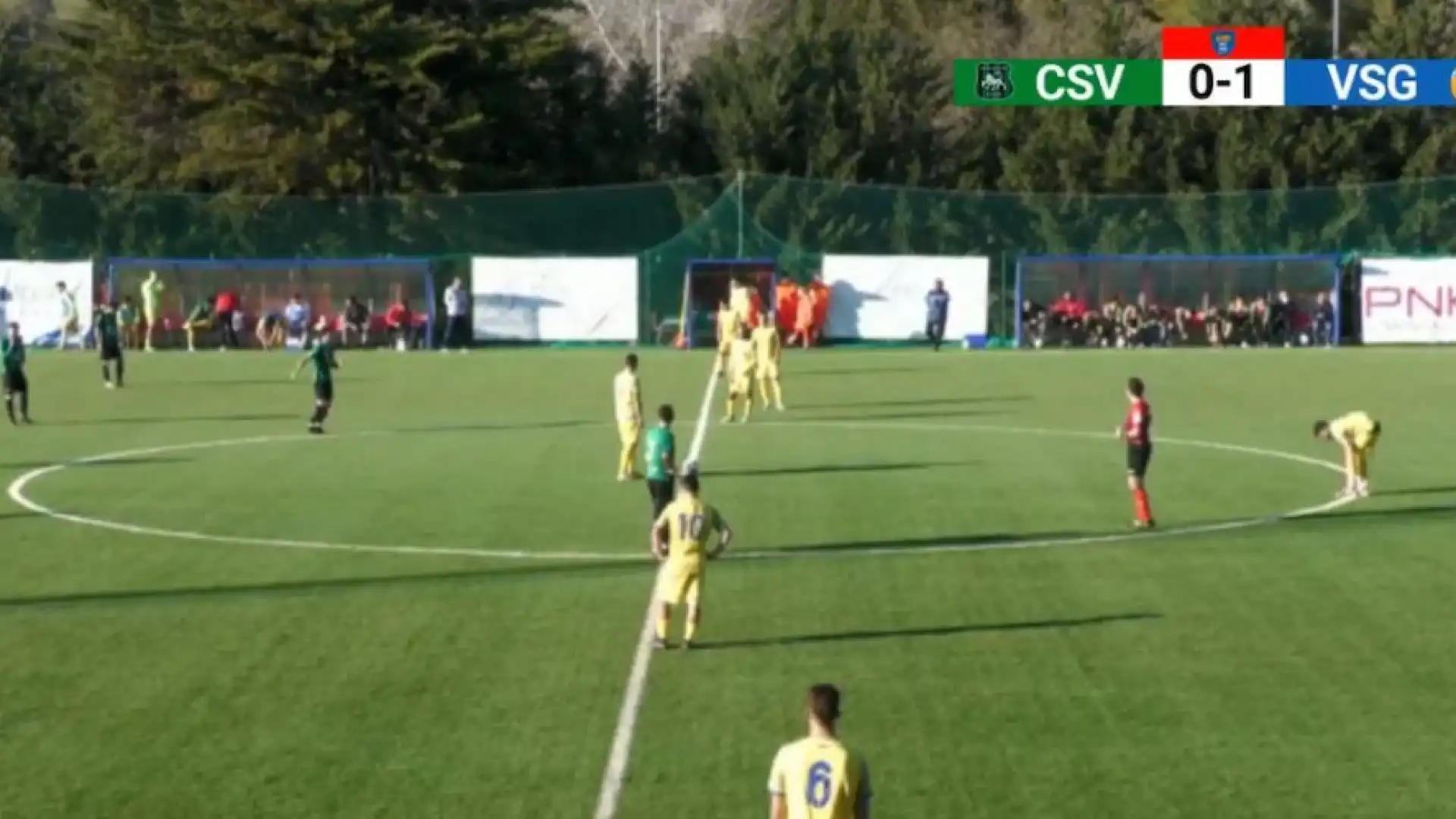 Serie D , girone F: nel recupero Vastogirardi corsaro contro il Castelnuovo Vomano. Tre punti importantissimi per gli uomini di mister Prosperi.