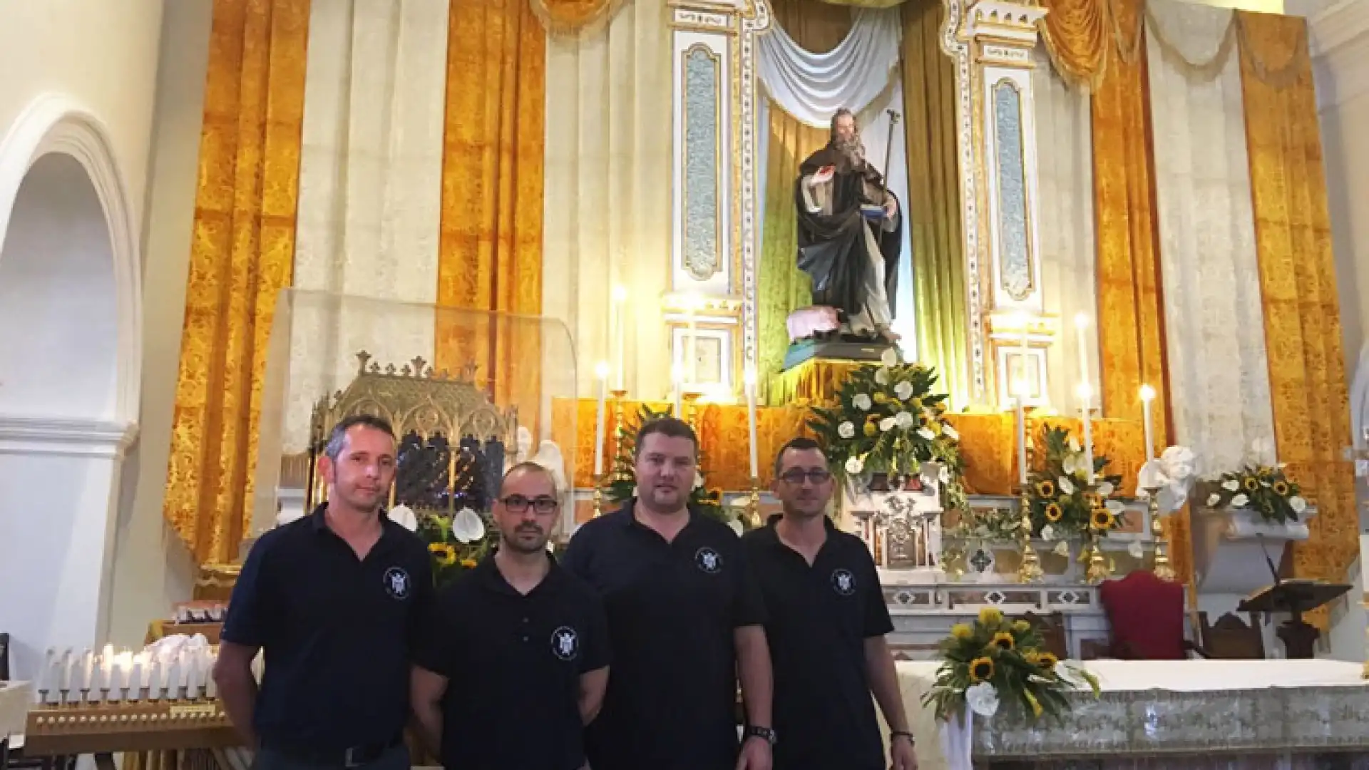 San Clemente di Galluccio: la Confraternita di Sant’Antonio Abate di Colli a Volturno fa visita alle sacre reliquie del santo.