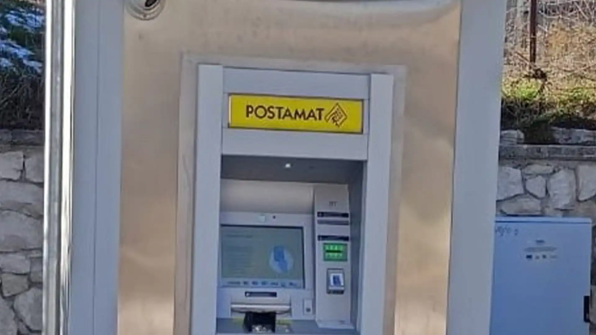 Castel Del Giudice: Poste Italiane comunica l’attivazione dell’Atm Postamat