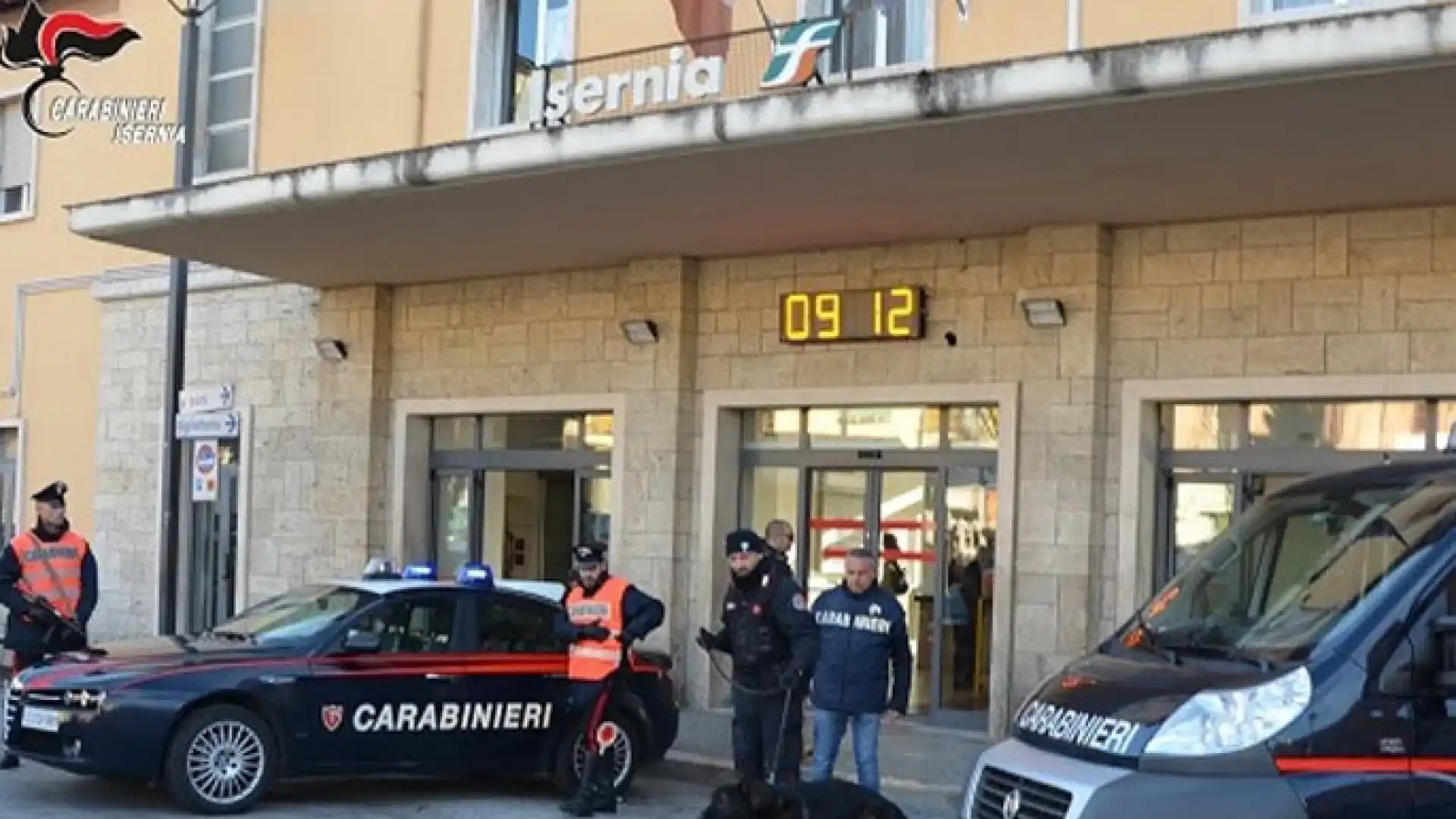 Isernia:blitz antidroga alla stazione ferroviaria. Arrestato dai Carabinieri un pakistano.