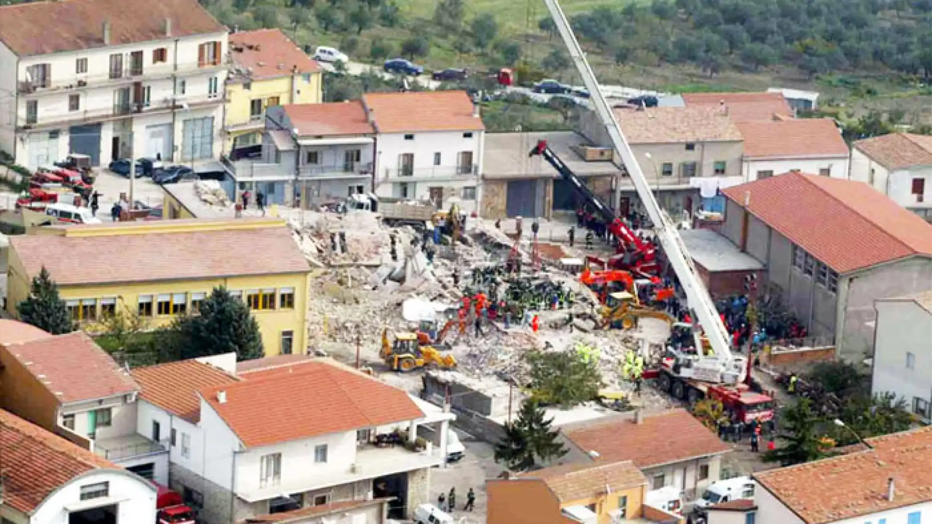 San Giuliano Di Puglia 14 anni dopo. Il Ricordo del Presidente del Consiglio Regionale del Molise Vincenzo Cotugno.