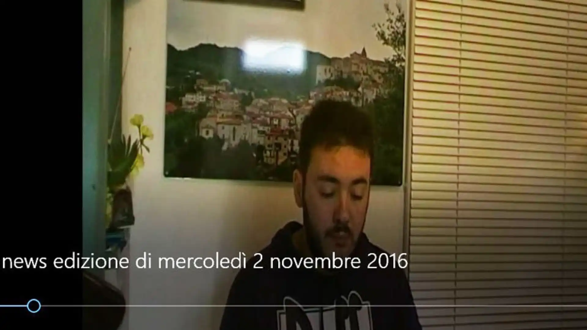 Tg News, edizione video di mercoledì 2 novembre 2016.