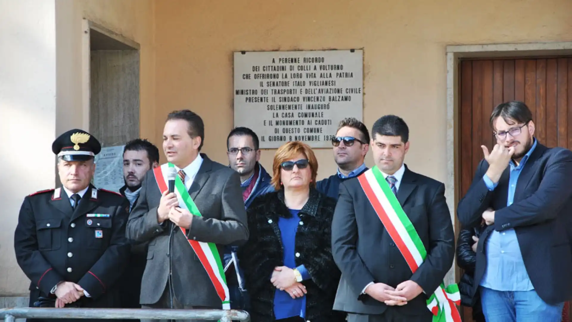 Colli a Volturno: celebrazioni del 4 novembre, la Valle del Volturno si unisce un solo abbraccio.