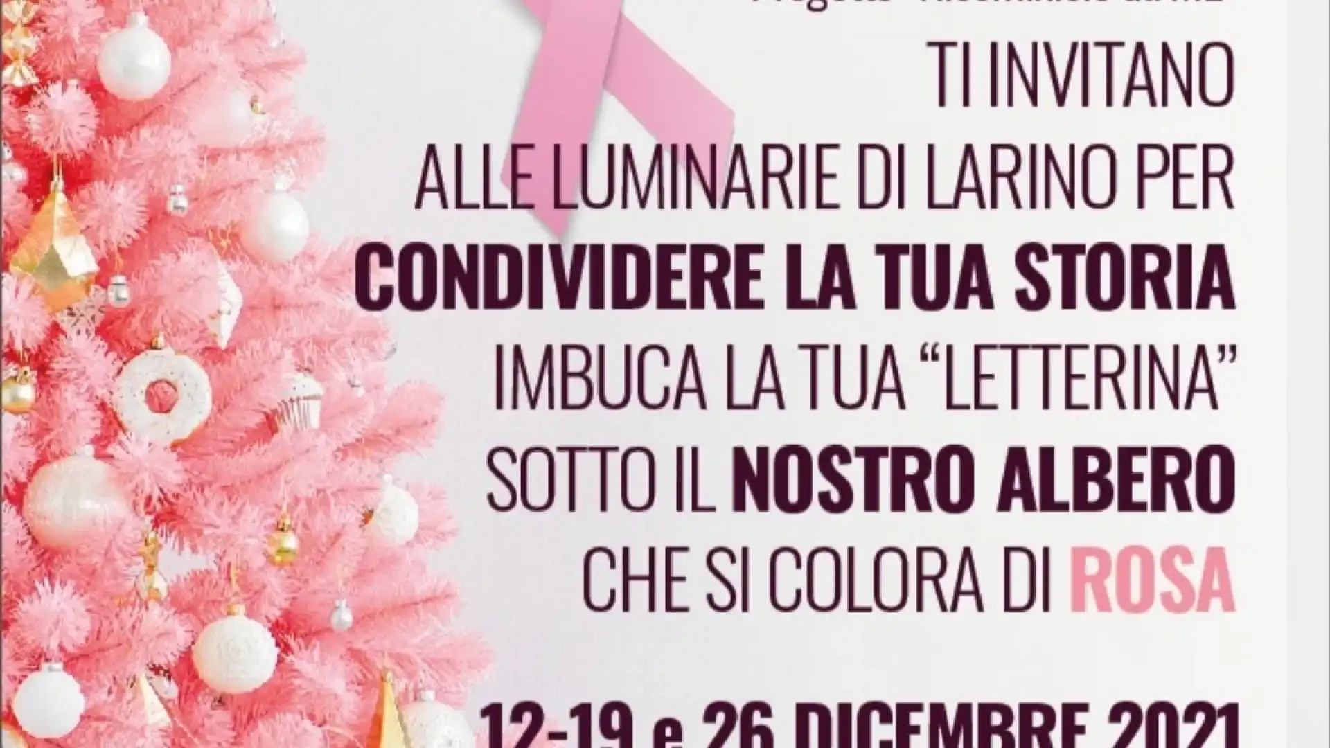 La Lilt di Campobasso presente alle luminarie di Larino