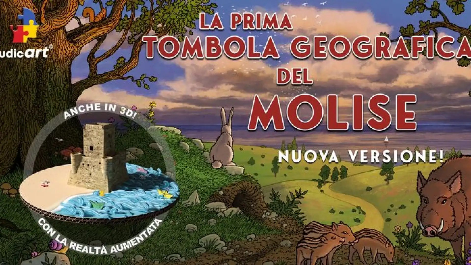 Nasce la tombola geografica in 3d dedicata al Molise. La startup di una azienda tutta molisana.