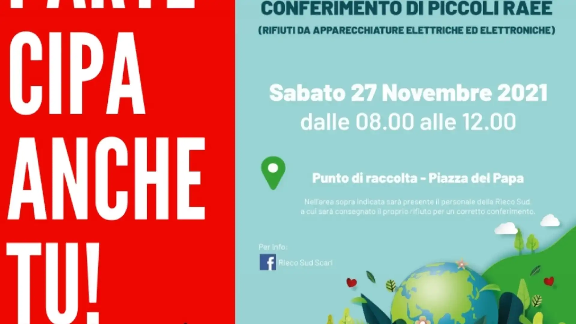 Termoli: oggi la giornata ecologica per la raccolta di piccoli rifiuti Rae