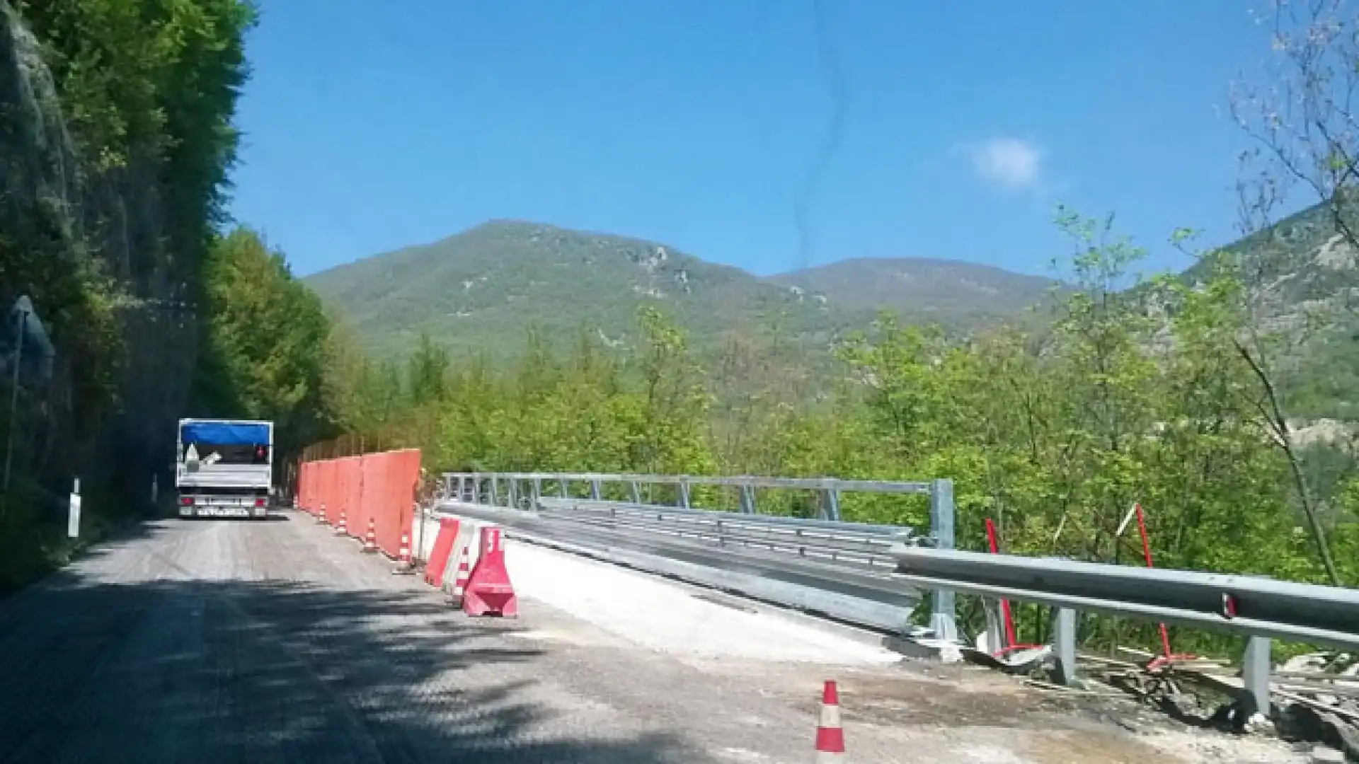 Alto Sangro-Valle del Volturno : SS 652 in via di conclusione i lavori di  manutenzione e ammodernamento dell’arteria.