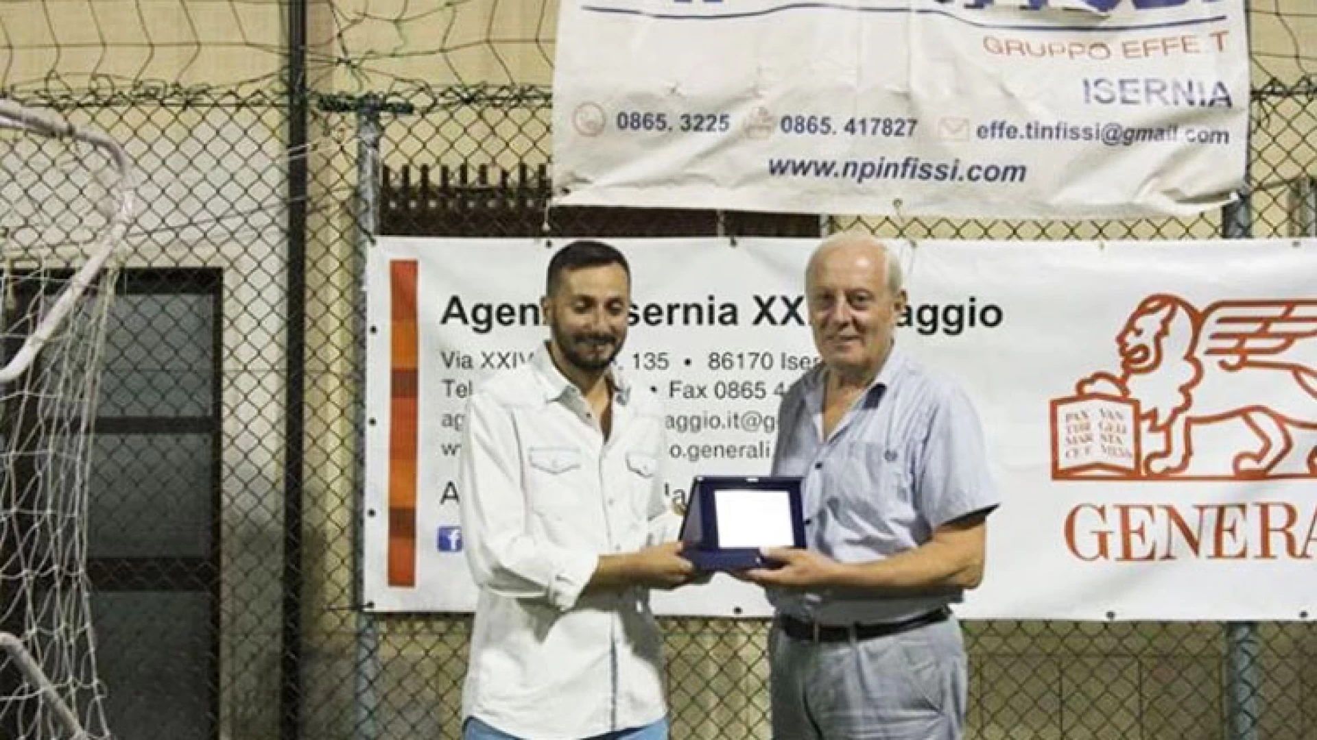Calcio a 5: imbattibile tra i pali, a Michele Ranieri il premio come miglior portiere del torneo Ignazio Silone.