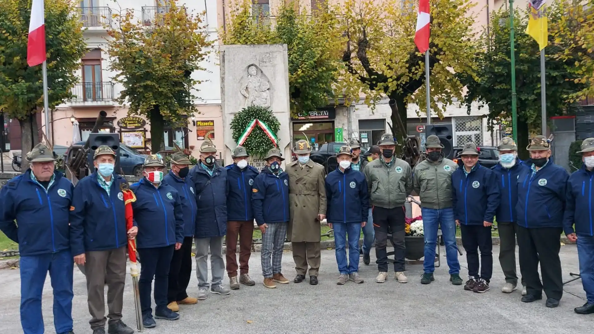 Castel Di Sangro: il Milite Ignoto al centro delle celebrazioni del 6 e 7 novembre. Le “Penne nere” cittadine protagoniste delle cerimonie.