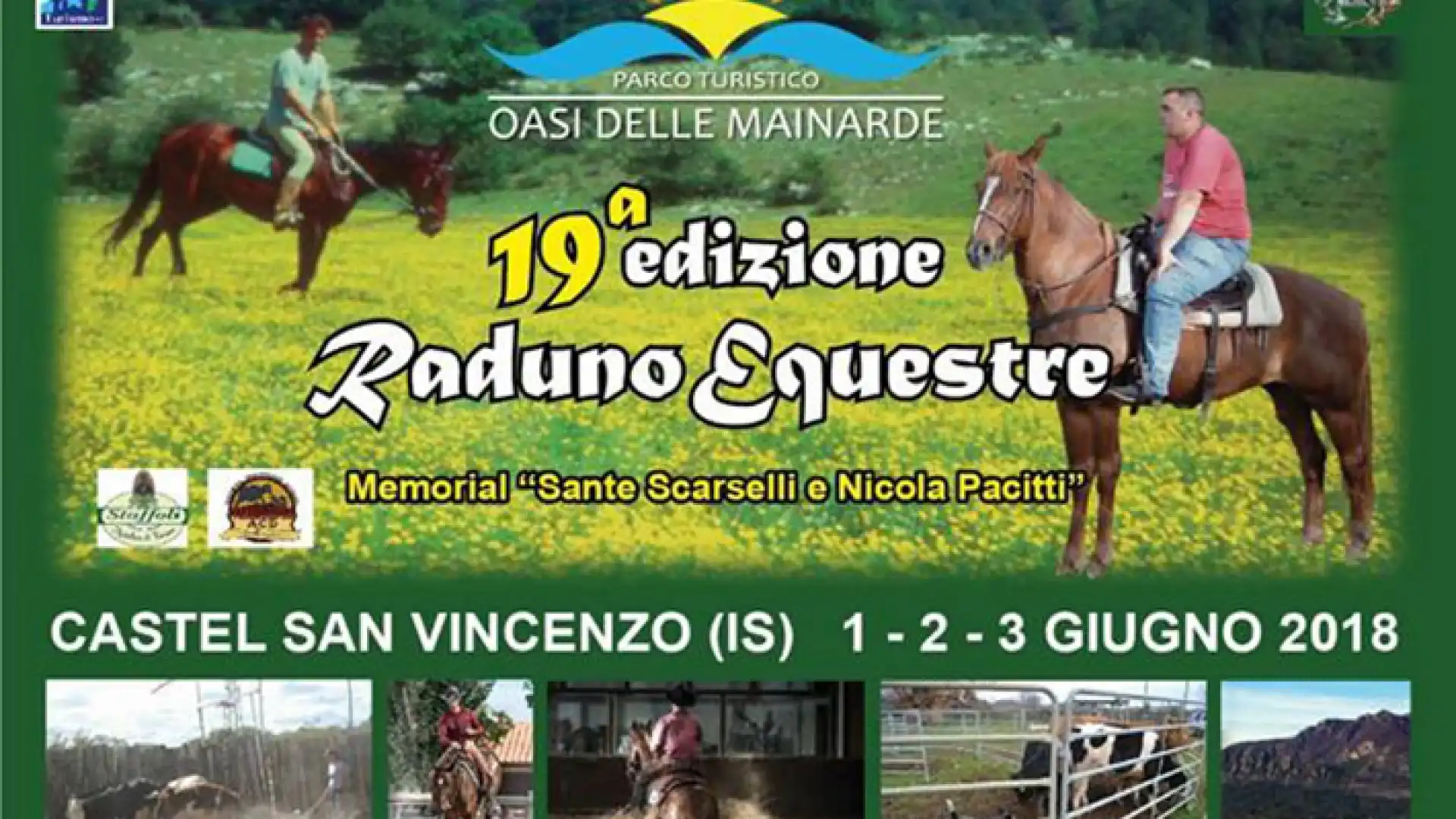 Castel San Vincenzo: sulle rive del lago la 19°esima edizione del Raduno Equestre memorial “Sante Scarselli – Nicola Pacitti”. Week-end all’insegna dell’avventura e dello sport.