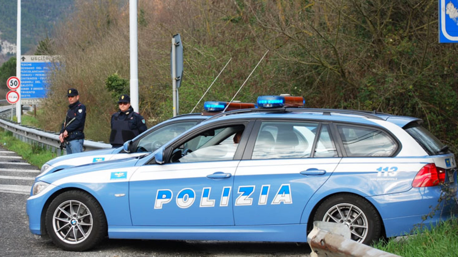 Isernia: dura poco la fuga di una donna rumena a bordo di una autovettura che aveva provocato un incidente a Castelpetroso.