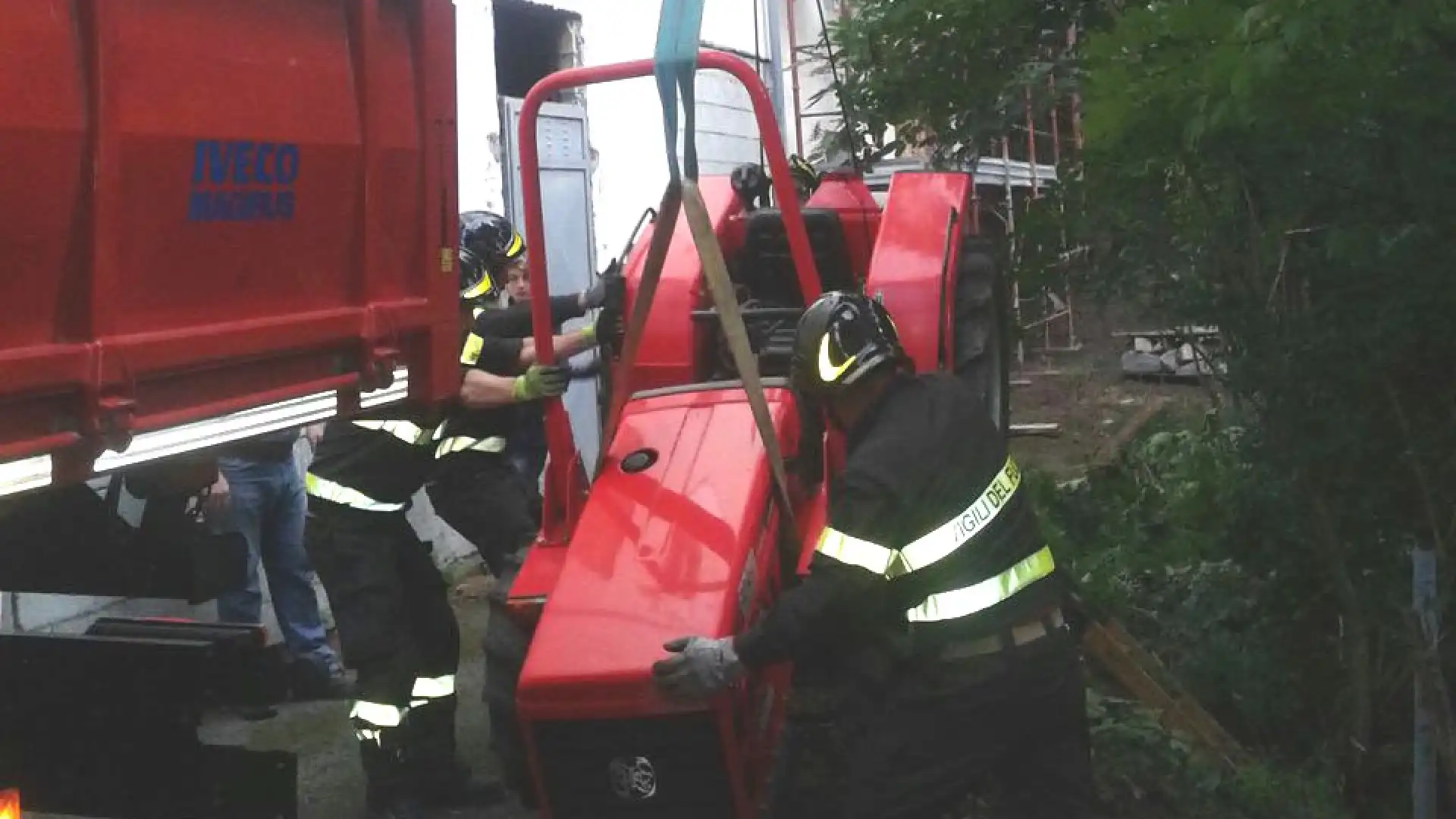 Filignano: tentativo di incendio doloso ad un mezzo agricolo nella serata di ieri nella frazione Mennella.