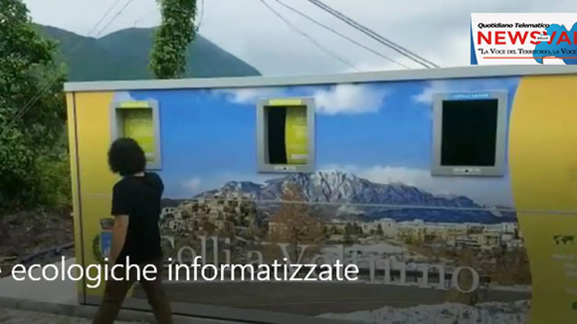 Isole ecologiche informatizzate, nella Valle del Volturno cambiano le modalità della raccolta e diventano tecnologiche e a basso consumo. Guarda il servizio video