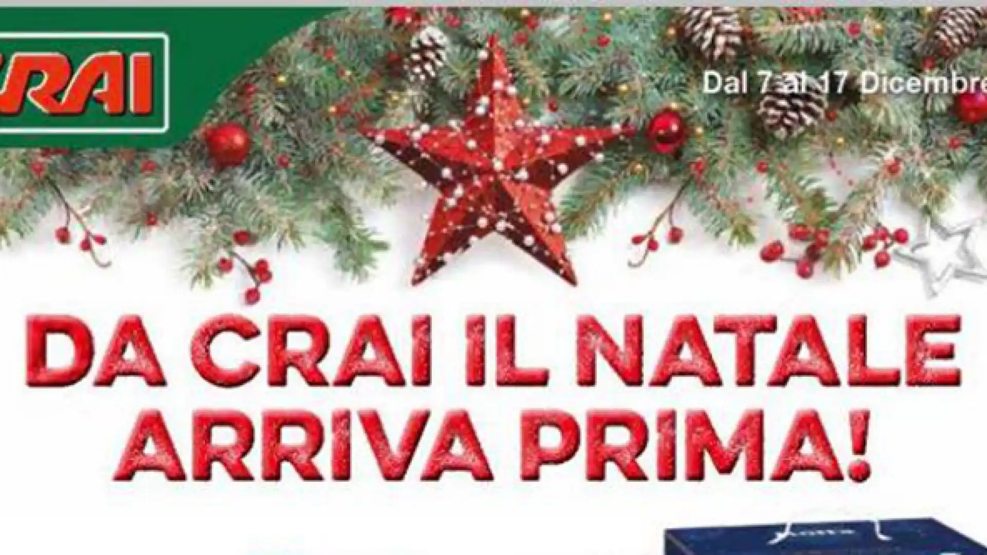 Cerro al Volturno: al supemercato Crai il volantino delle offerte natalizie fino al 17 dicembre