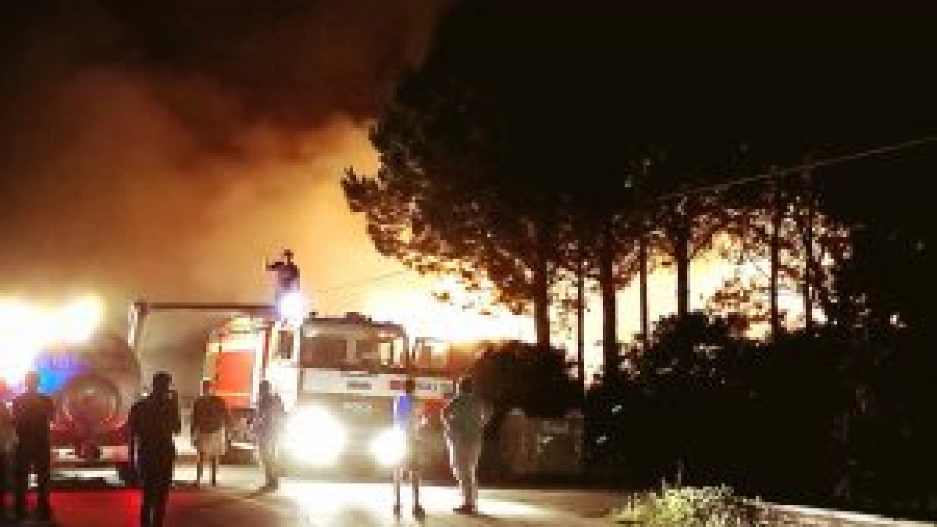 Venafro:grosso incendio devasta azienda agricola nella notte