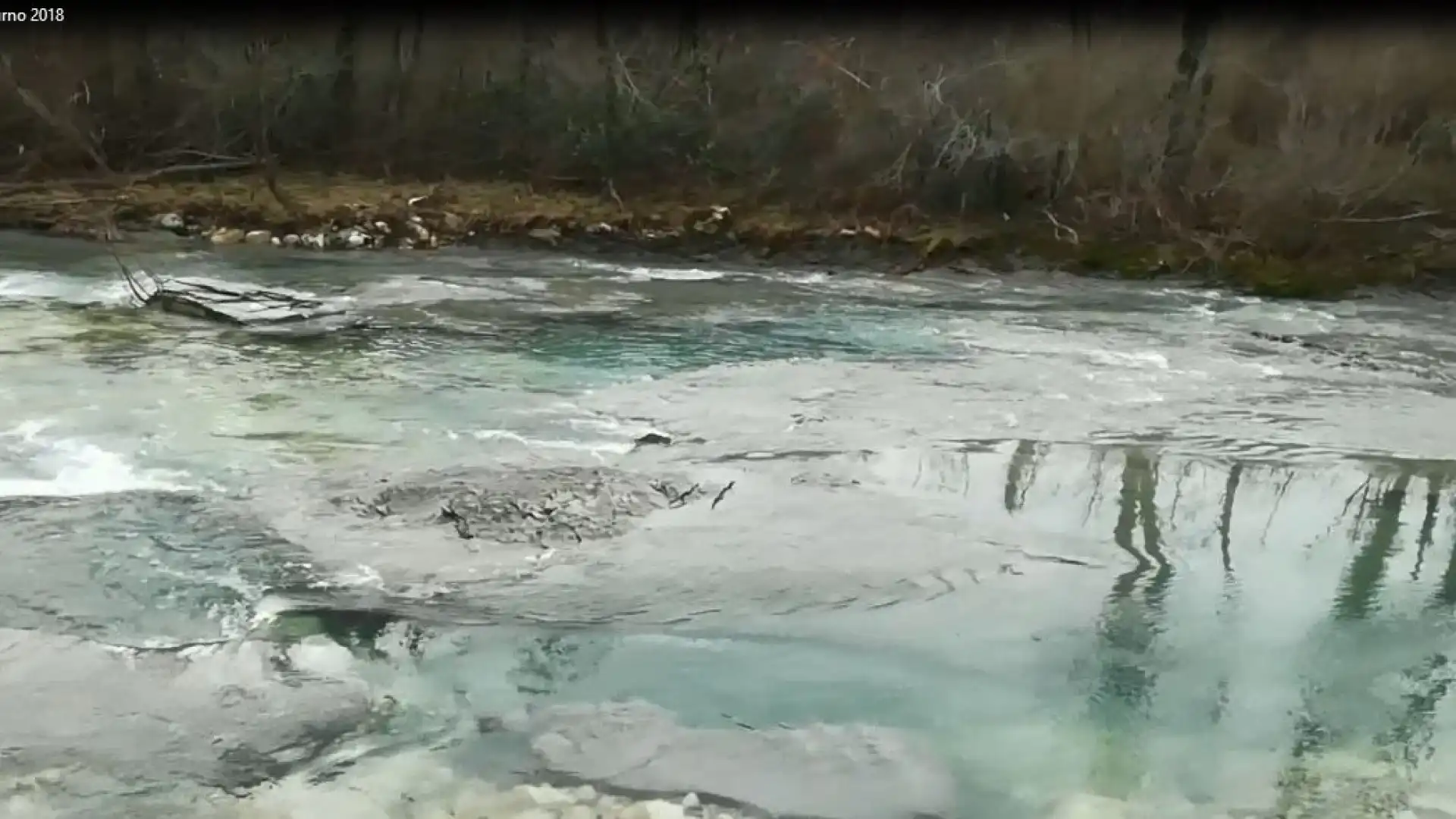 Cresce la portata del Fiume Volturno nei primi giorni del 2018. Il nostro video-servizio