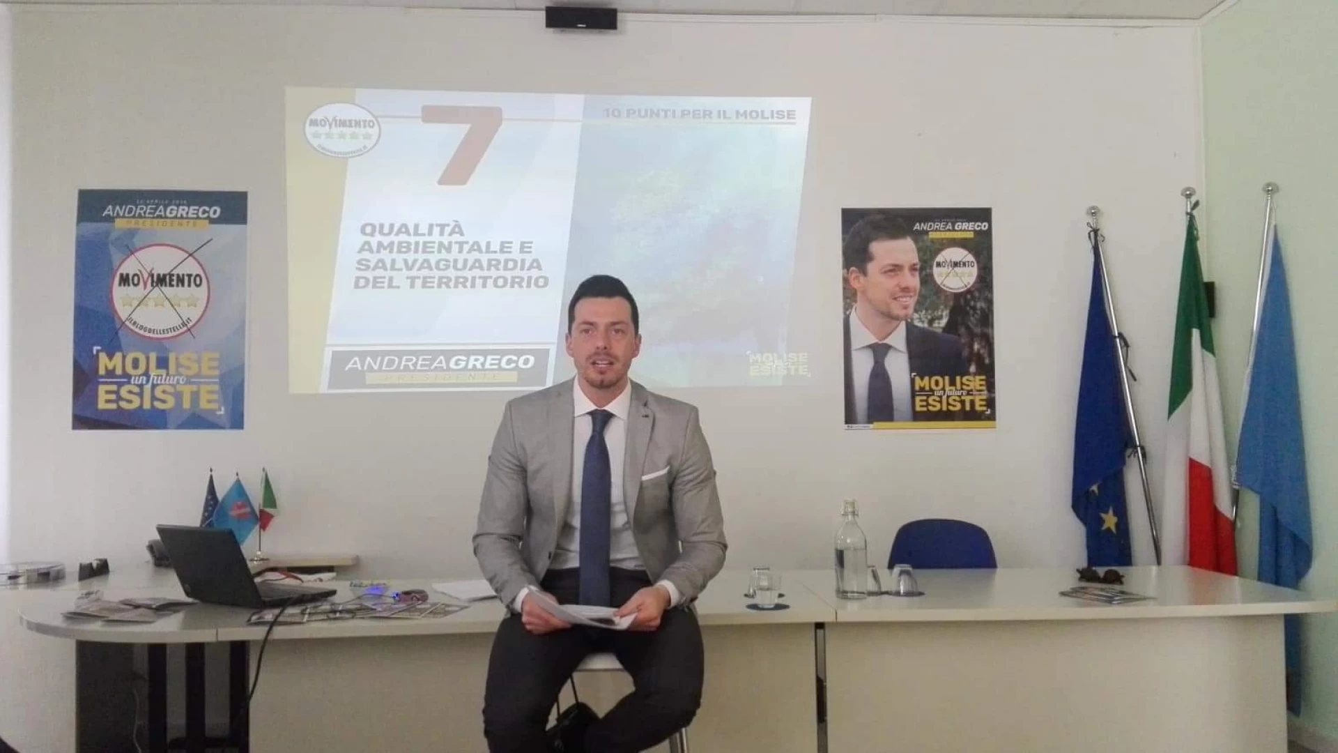 Campobasso: i Cinque Stelle presentano il programma elettorale. Greco ha illustrato i dieci punti per cambiare il Molise.