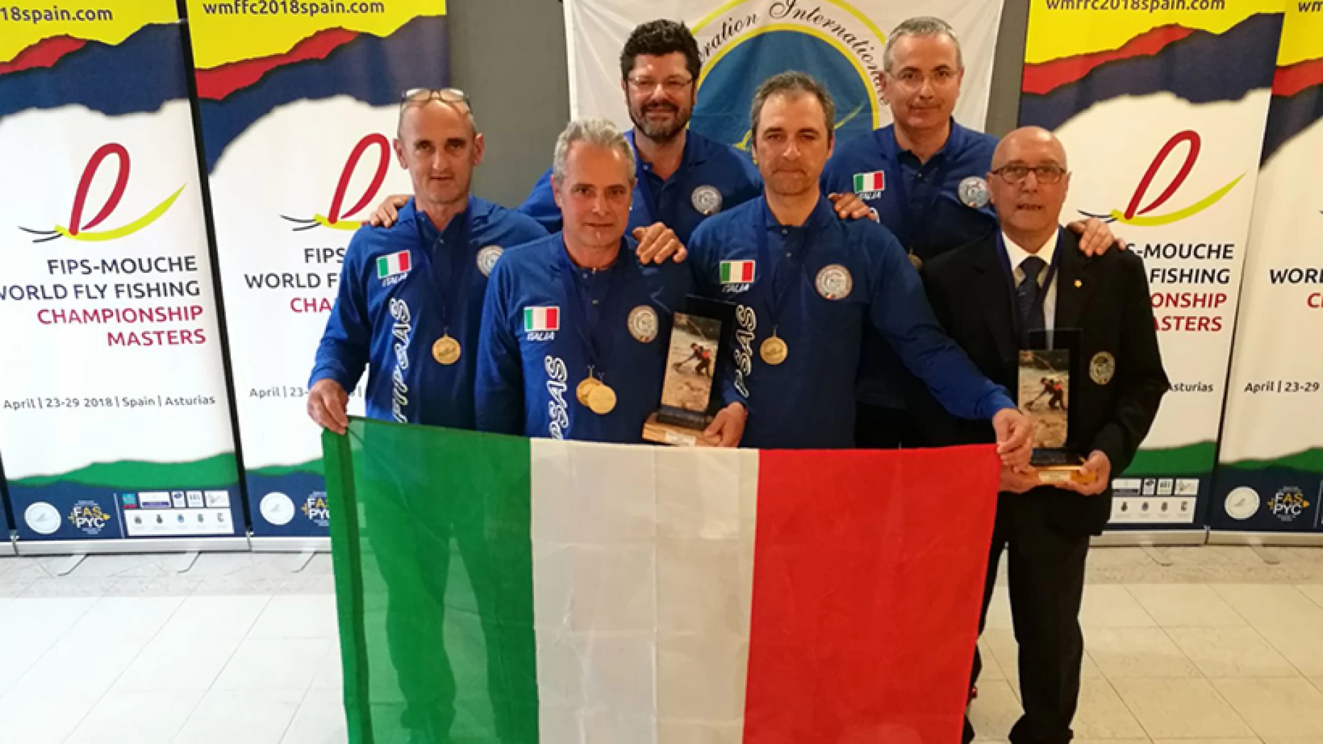 Pesca a mosca: l’Italia conquista l’argento a squadre al mondiale in Spagna. Grande protagonista il molisano Armando Di Giacomo.