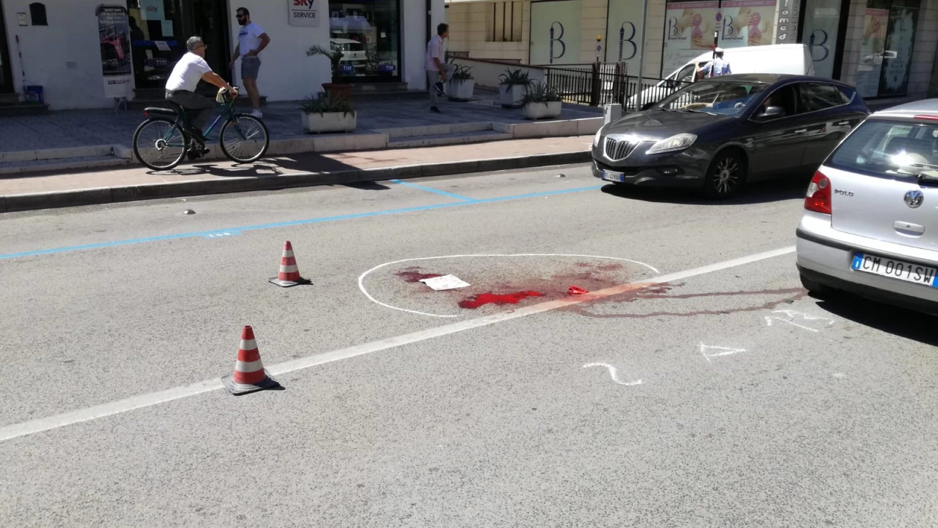 Venafro: frontale su via Colonia Giulia, feriti due giovani di Monteroduni.