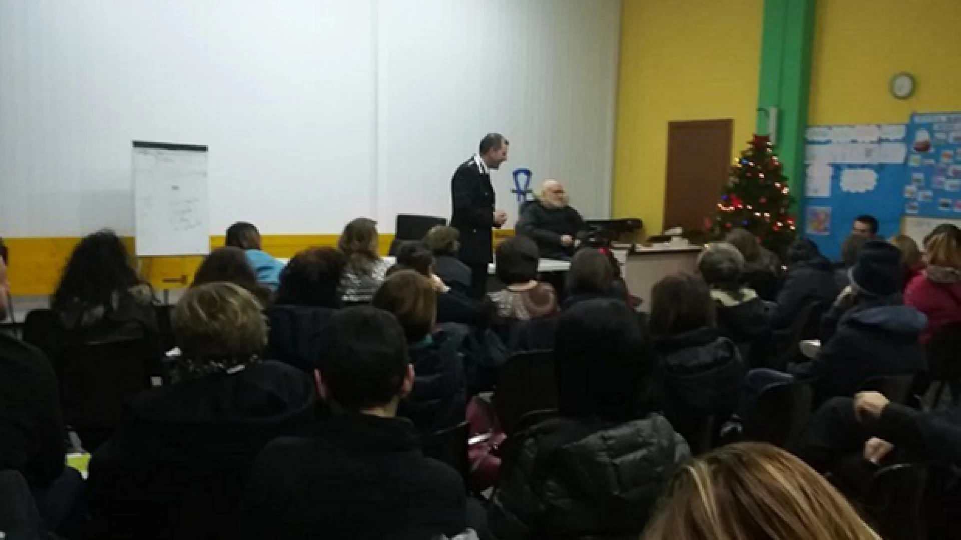 Venafro: truffe agli anziani proseguono le conferenze dei Carabinieri. L’ultima nella serata di ieri presso l’oratorio “Don Orione”.