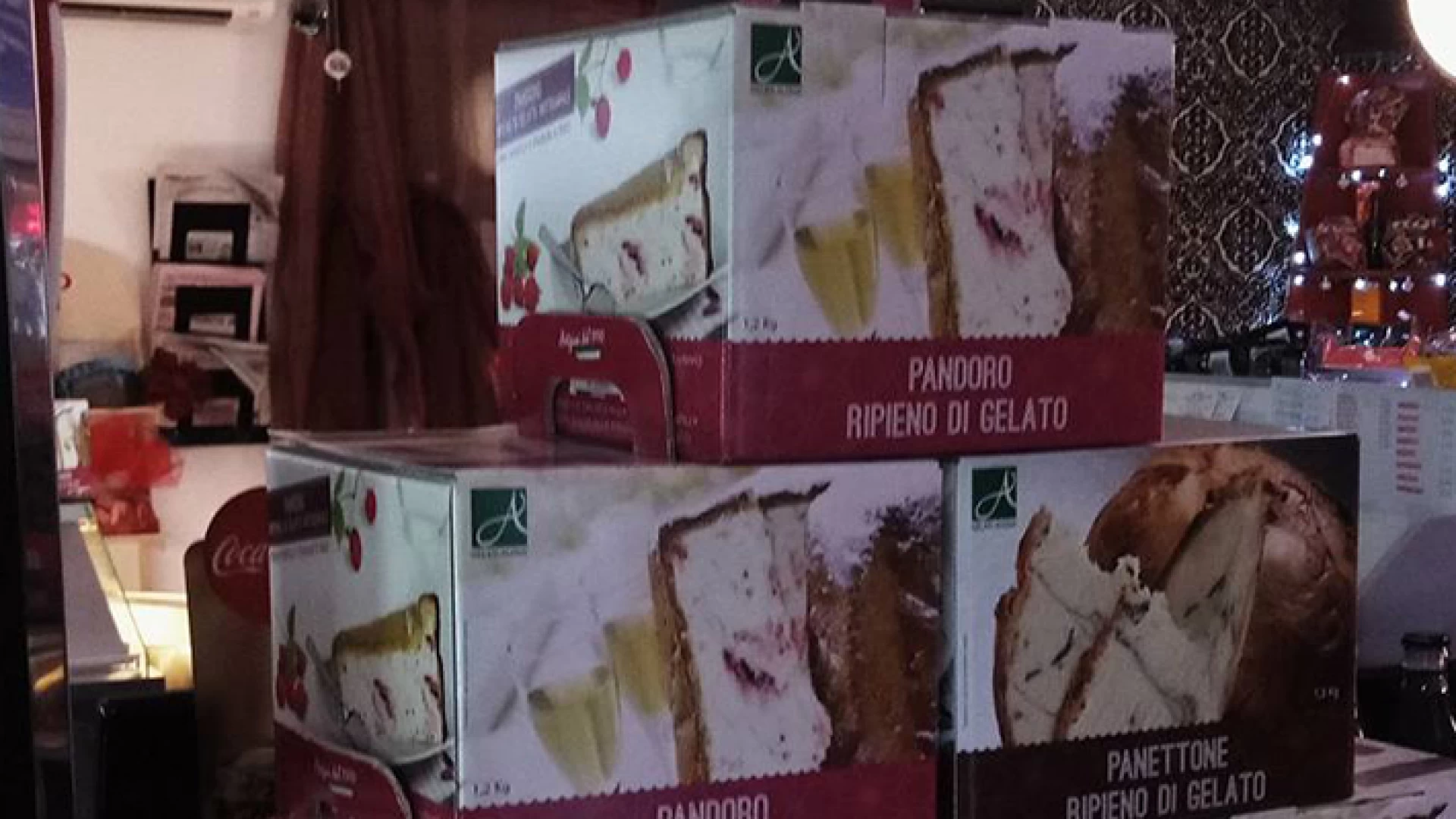 Isernia: a Tattira è tempo di Natale. Prenota anche tu il tuo panettone o pandoro farcito con gelato. La proposta natalizia del locale pentro.