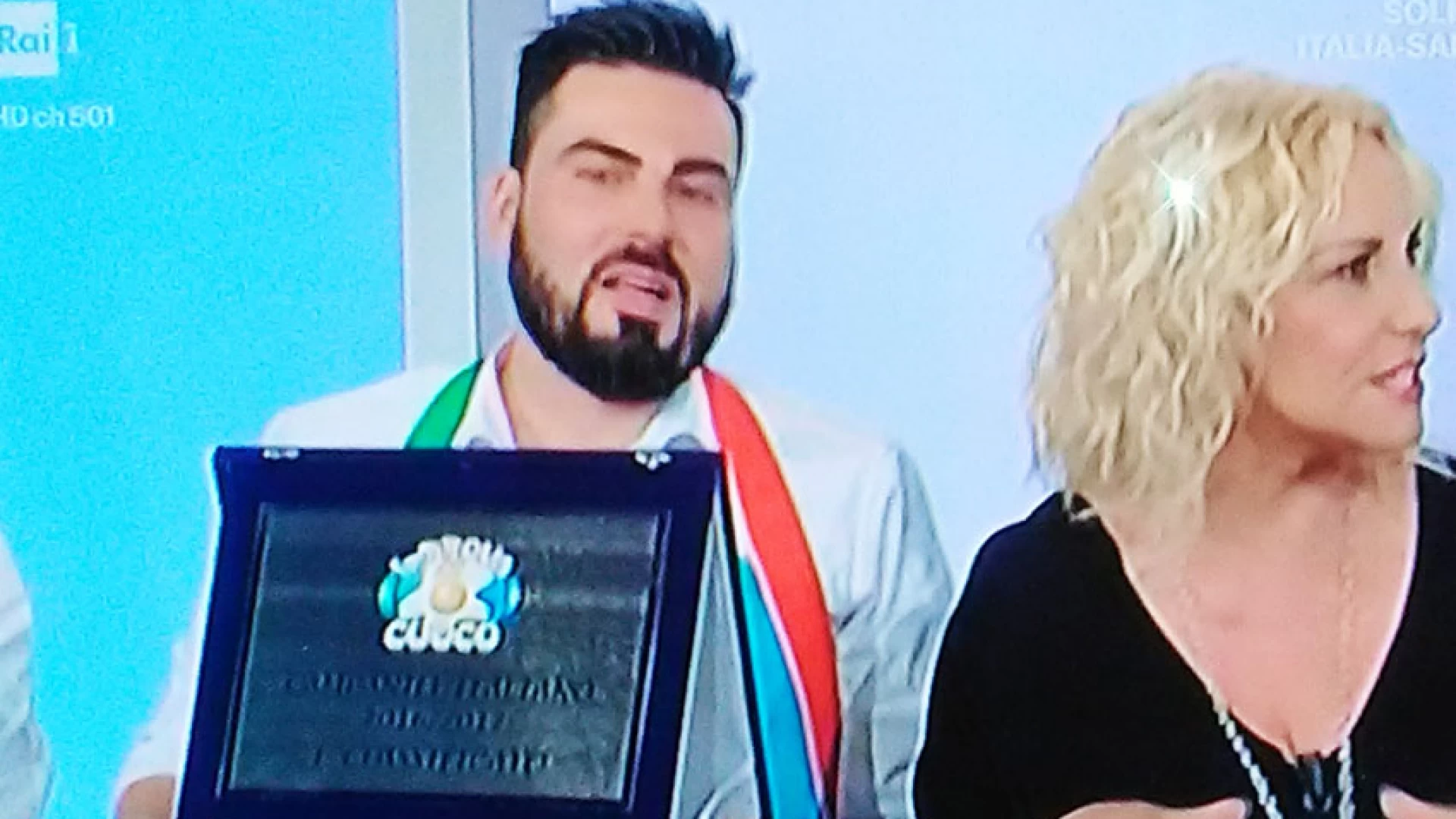 La vittoria di Chef Rufo celebrata dal presidente del Consiglio Regionale Vincenzo Cotugno.