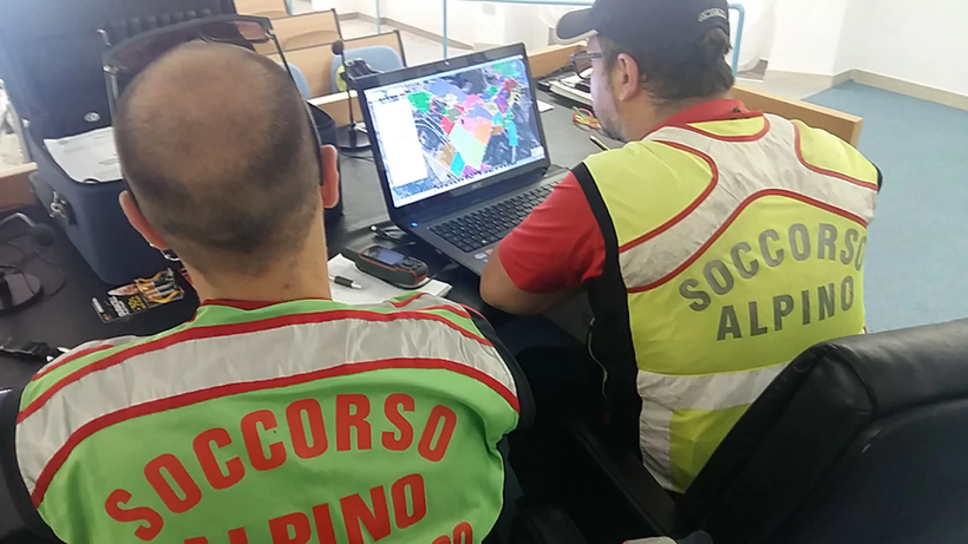 Il Soccorso Alpino impegnato nella ricerca di un disperso in agro di Civitacampomarano.